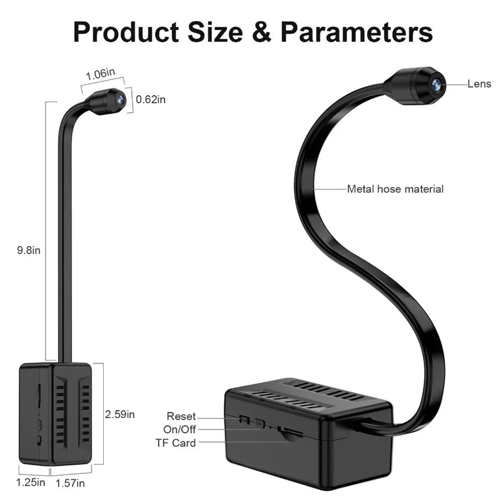 Mini WiFi Motion Detection Surveillance Security Camera Remote Monitoring HD 1080P Home Wireless Camera for Indoor Baby Dog Cat