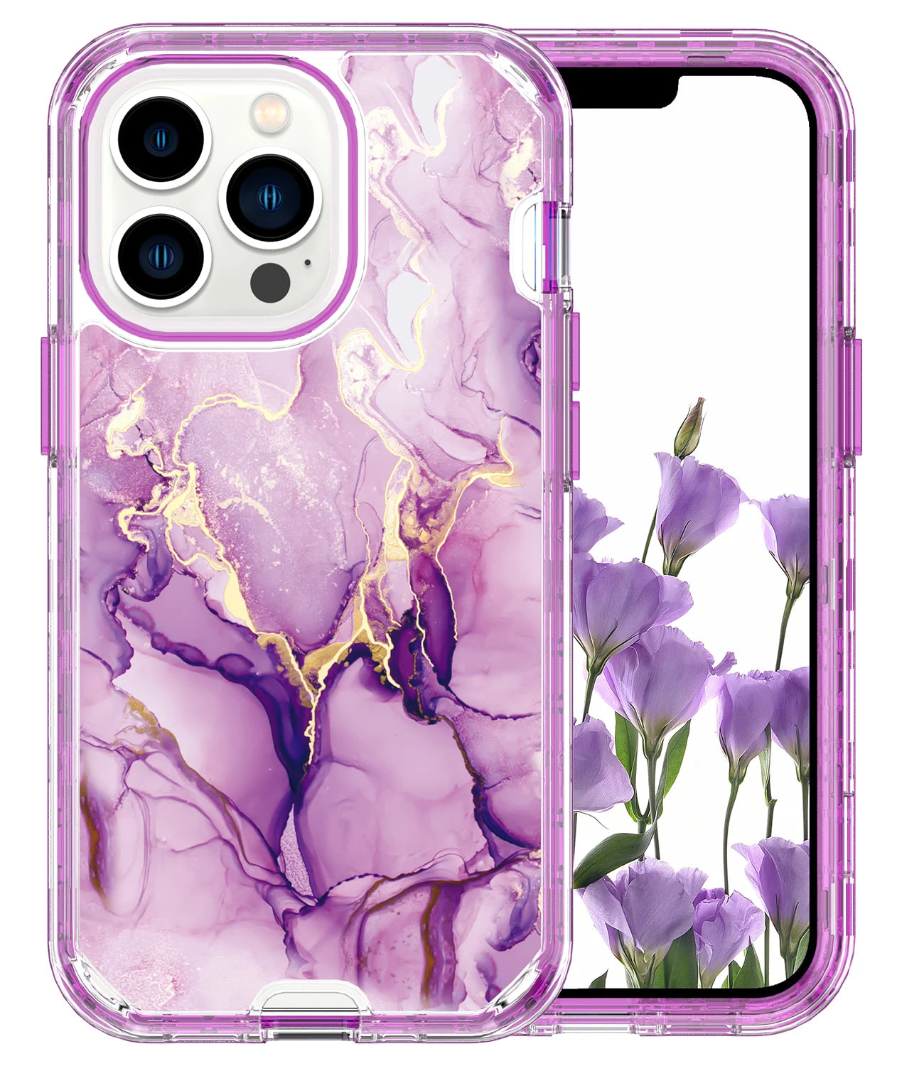 Gradient Colorful Marble Armor Case For iPhone 16 15 14 Pro MAX 13 12 11 X XS XR 7 8 14 Plus PC Bumper Shockproof Phone Cover - covers4phones