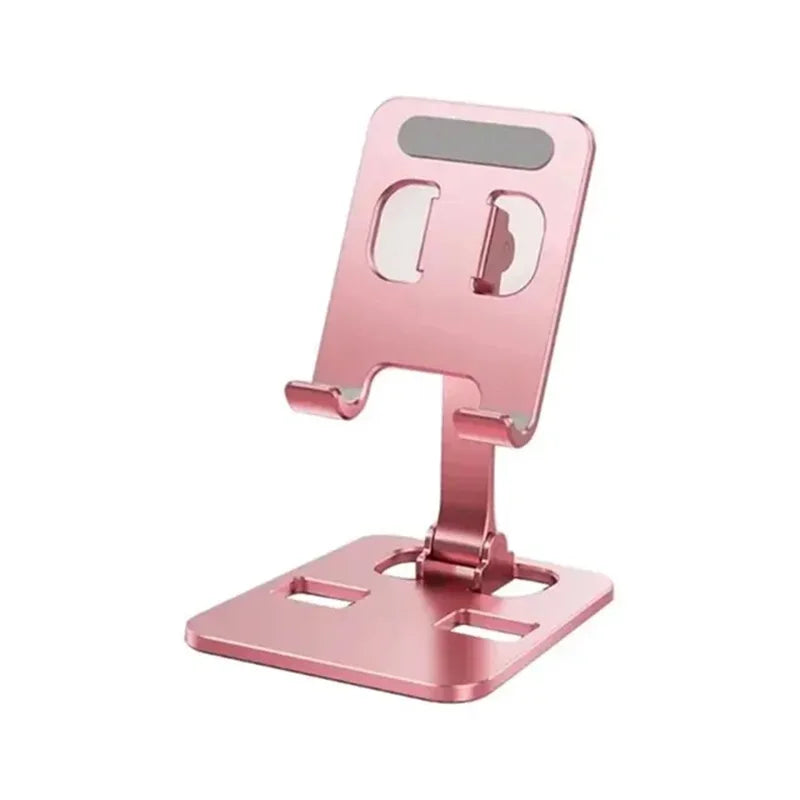 Universal Aluminum Alloy Portable Tablet Holder Mount For iPad Adjustable Flexible Folding Lazy Desktop Live Mobile Phone Stand - covers4phones