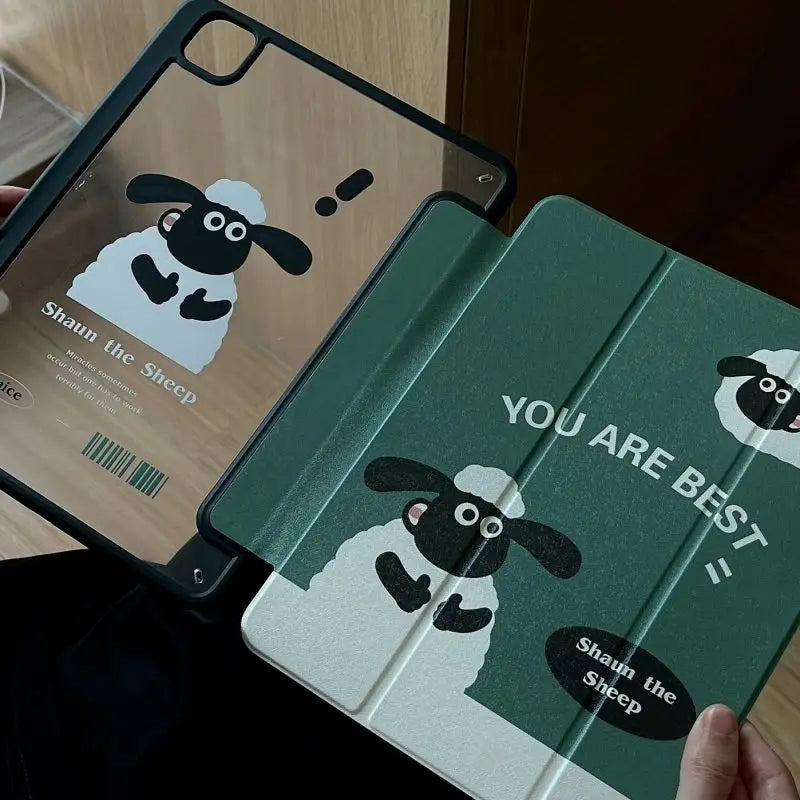 Tulip Case for New iPad Pro 12.9 inch 6th/5th/4th/3rd Generation iPad Pro 11 Air 4 Air 5 2022 Smart Cover with Pencil Holder - covers4phones