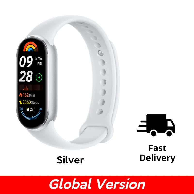 Global Version Xiaomi Smart Band 9 150+ Sports Modes Sleep Monitoring 1.62" AMOLED Display 21-day Battery Life - covers4phones