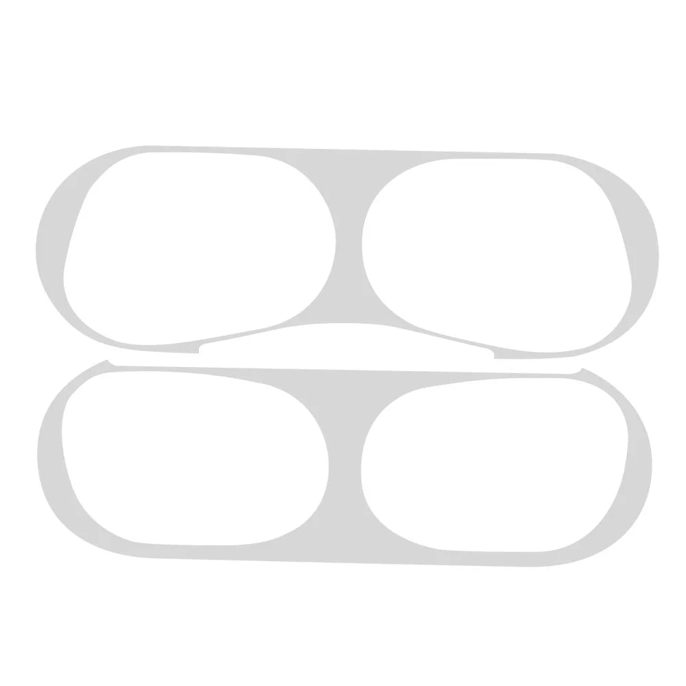 1-3Pcs Dust-proof Scratch Proof Cover for Apple AirPods Pro 2 Bluetooth Headset Dust-proof Inside Protection Film Metal Stickers - covers4phones
