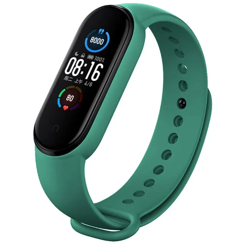 Watch Strap For Xiaomi Mi Band 7 6 5 4 3 Wristband Silicone Bracelet Wrist Straps MiBand 3/4 band5 band6 Smartwatch Accessories - covers4phones