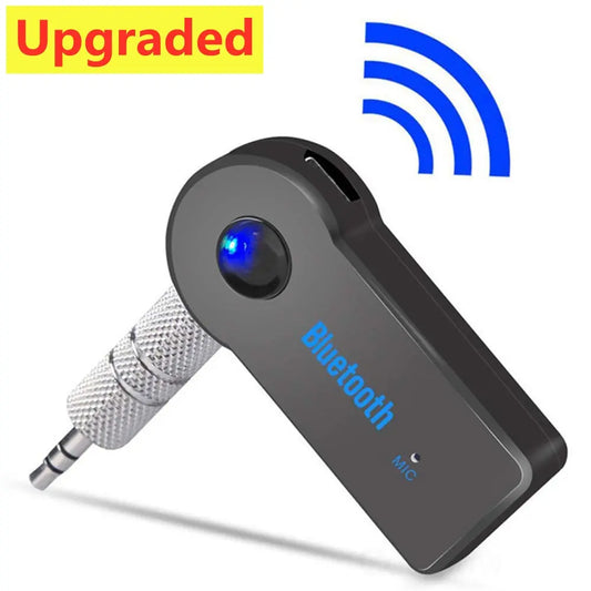 Aux Car Bluetooth 5.0 Receiver 3.5mm 3.5 AUX Jack Stereo Music Audio Car Transmitter Speaker Amplifier Wireless Adapter with Mic - covers4phones