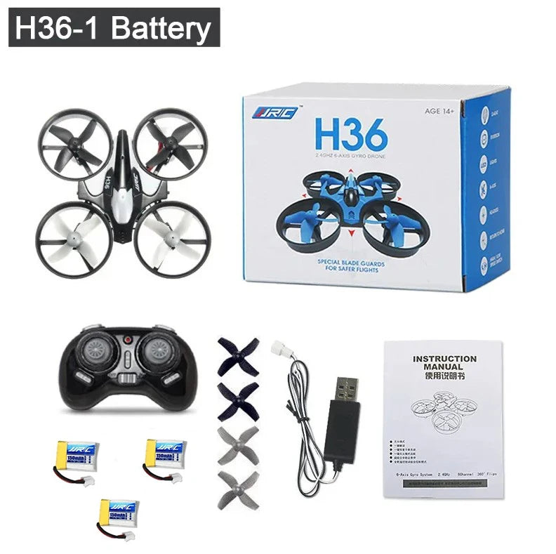 JJRC H36 Mini Rc Drone 4ch 6-Axis Headless Mode Helicopter 360° Flip Remote Control Quadcopter Toy Mini Drone For Kids - covers4phones