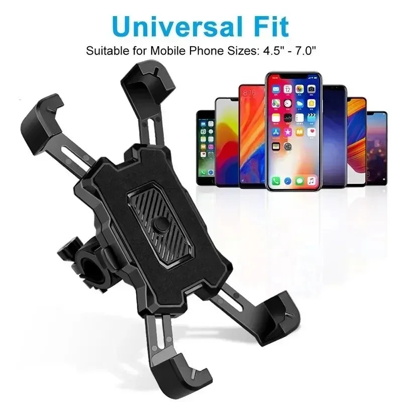 VIKEFON 360° Rotatable Electric Bicycle Phone Holder for iPhone Riding MTB Bike Moto Motorcycle Stand Bracket Non-slip Cycling - covers4phones
