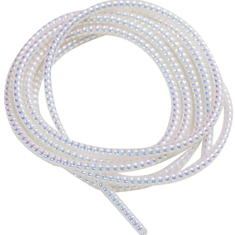 1.6M USB Charging Data Line Cable Protector Wire Cord Protection Spring Wrap Cable Winder Organizer Home Desk Accessories - covers4phones