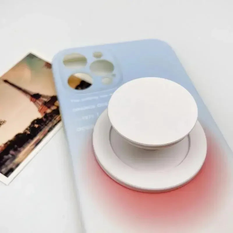 Magnetic Folding Mobile Phone Grip Holder Socket Pocket Support for Magsafe IPhone Mac Samsung Safe Ring Finger Expanding Stand - covers4phones