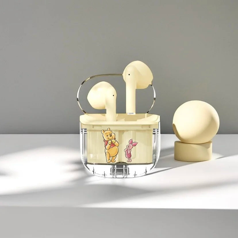 New Disney Lilo & Stitch Angel Wireless Bluetooth Earbuds HiFi Sound HD Call Headsets Smart Touch Low Latency Long Endurance