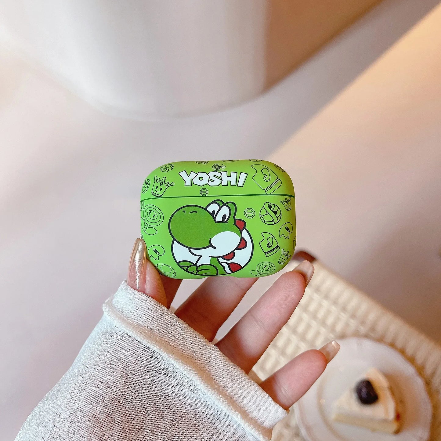 Super Mario Bros Protective Cover for AirPods 3 2 1 Case Yoshi Apple AirPods Pro 2 Decorations IPhone Earphone Accessories Gifts - covers4phones