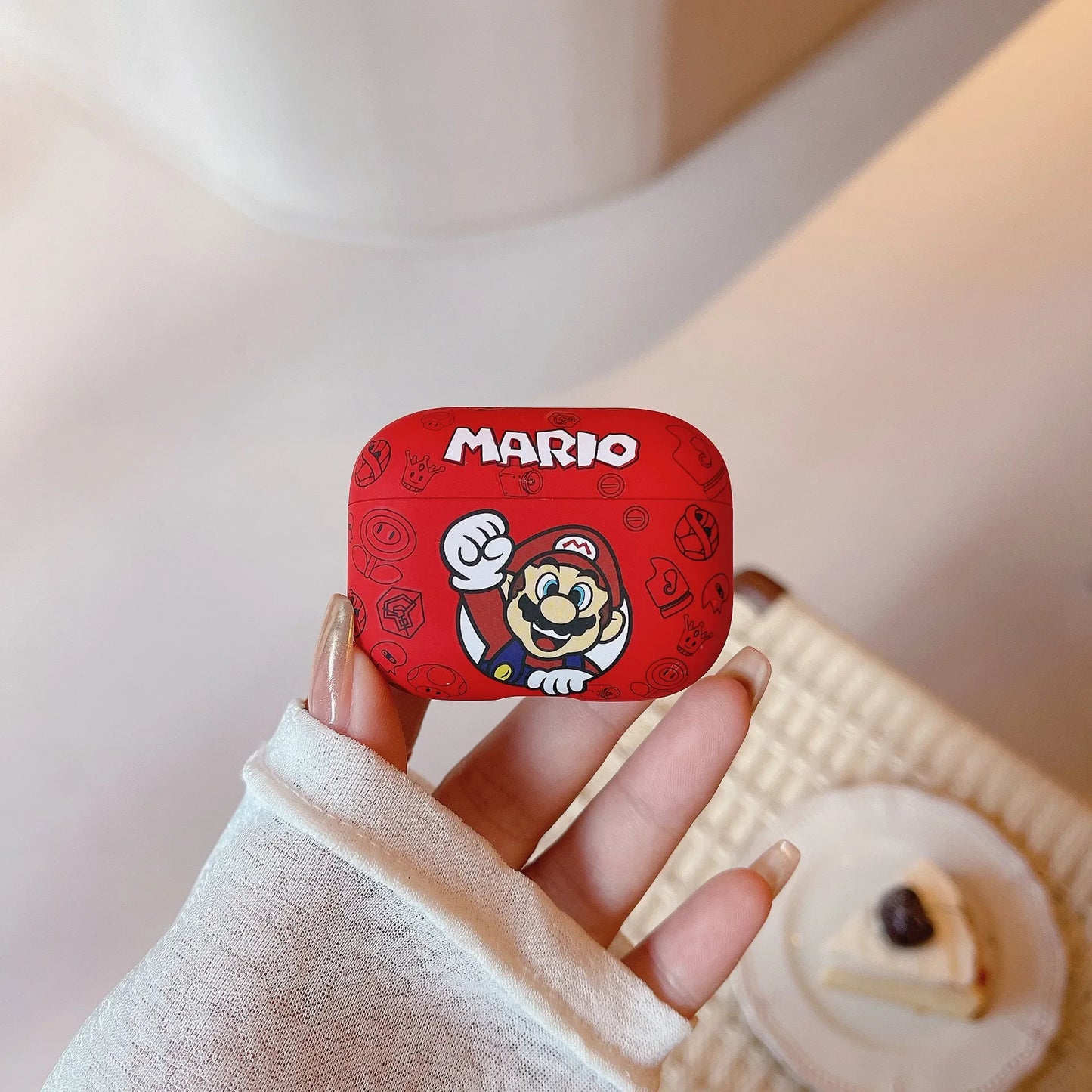 Super Mario Bros Protective Cover for AirPods 3 2 1 Case Yoshi Apple AirPods Pro 2 Decorations IPhone Earphone Accessories Gifts - covers4phones