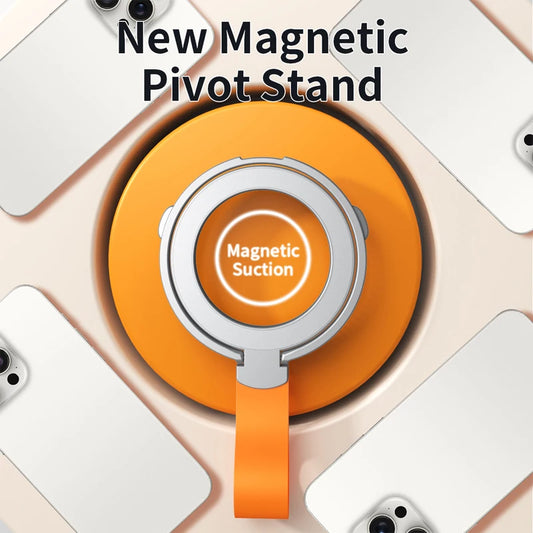 Universal Magnetic Phone Stand Grip Finger Ring Car Magsafe Holder Bracket Hand Strap For iPhone 15 14 12 Pro Max Plus Samsung - covers4phones