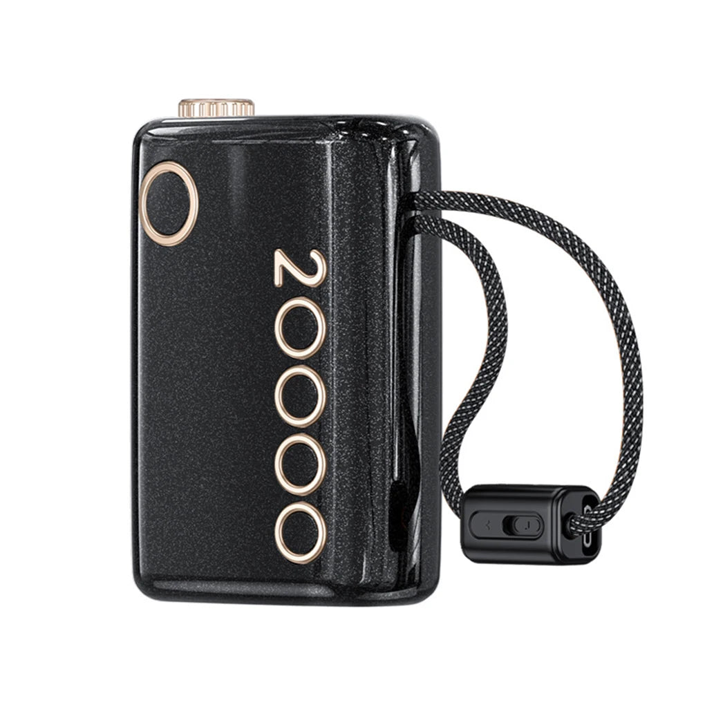 20000mAh 66W Fast Charging Power Bank Built in Cable Hanging Portable Large Capacity