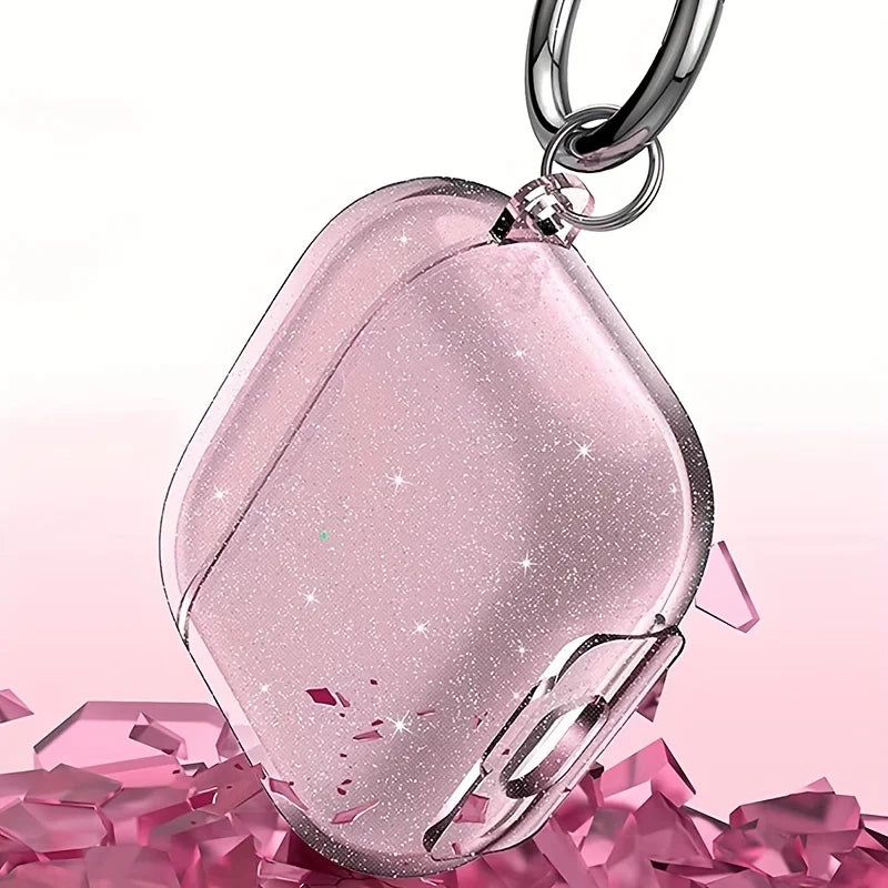 Cute Glitter Bow knot Crystal Headphone Cover Pendant Minimalist Style For Apple Airpods pro2 3 2 4 Headset Protective Case