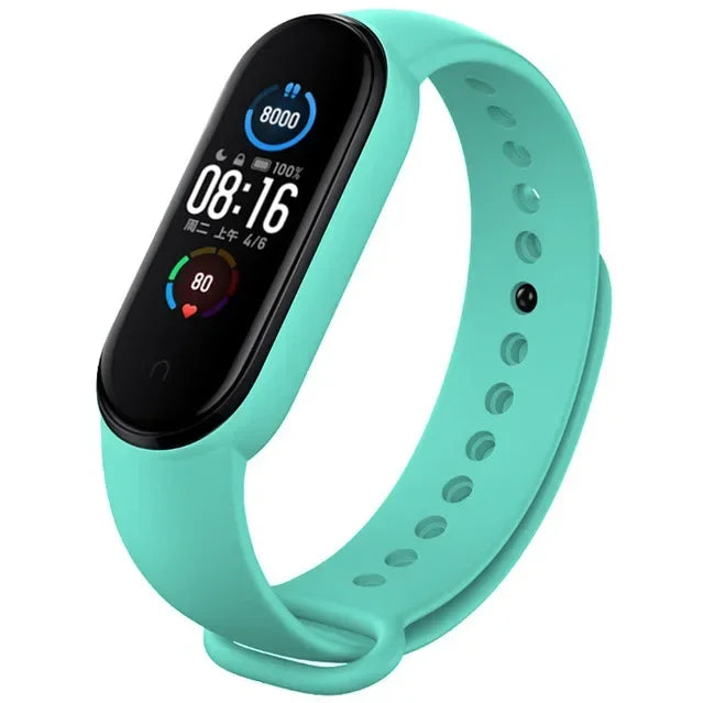 Watch Strap For Xiaomi Mi Band 7 6 5 4 3 Wristband Silicone Bracelet Wrist Straps MiBand 3/4 band5 band6 Smartwatch Accessories - covers4phones