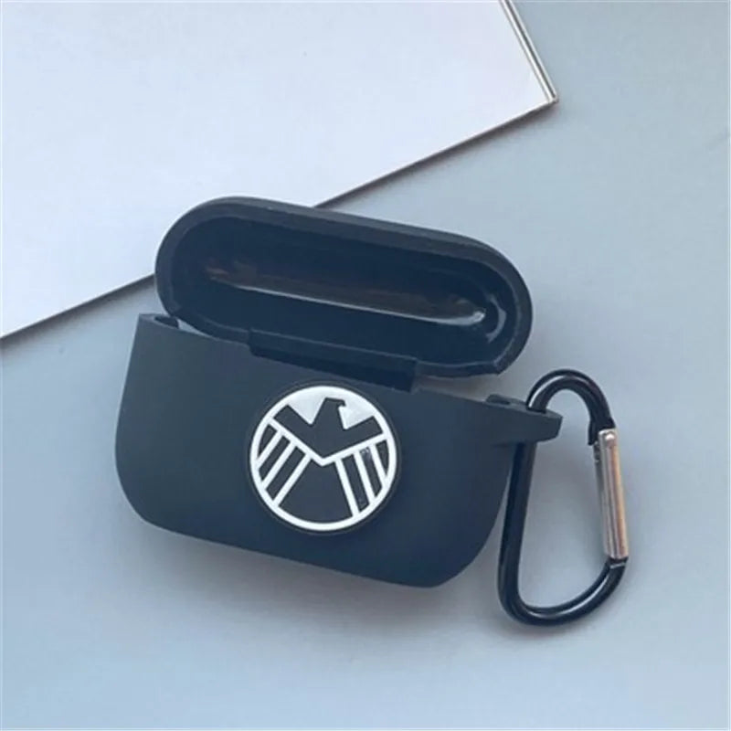 New Marvel Avengers Silicone Case For Airpods Pro 3 Bluetooth Earphone Case Headphone Box Protective Cover For Airpods Pro - covers4phones
