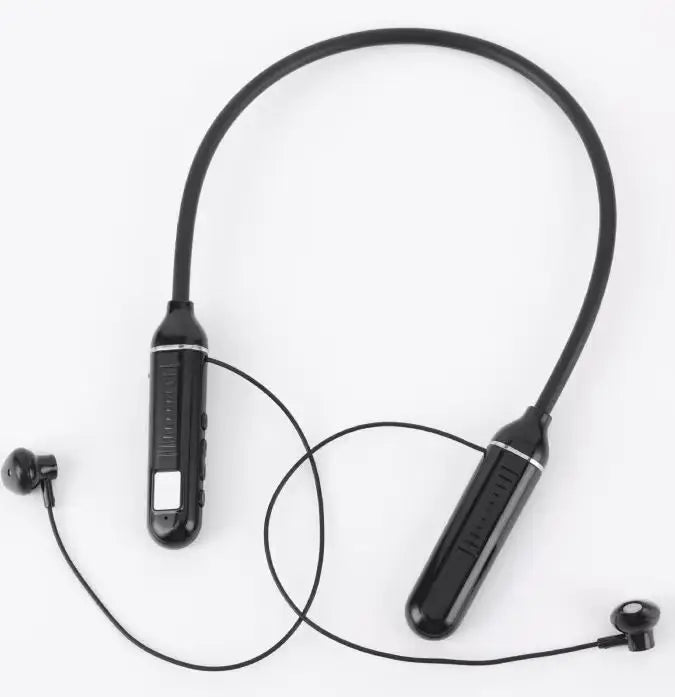 Wireless Headset 5.3 Neck Strap Headset Gaming LED display Stereo Sports headset with magnetic earbuds