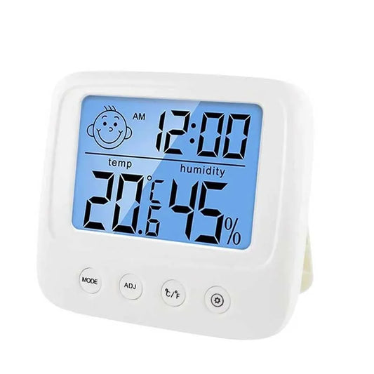1pc New LCD Digital Temperature Baby Room Humidity Meter Home Indoor Electronic Hygrometer Thermometer Weather Station - covers4phones