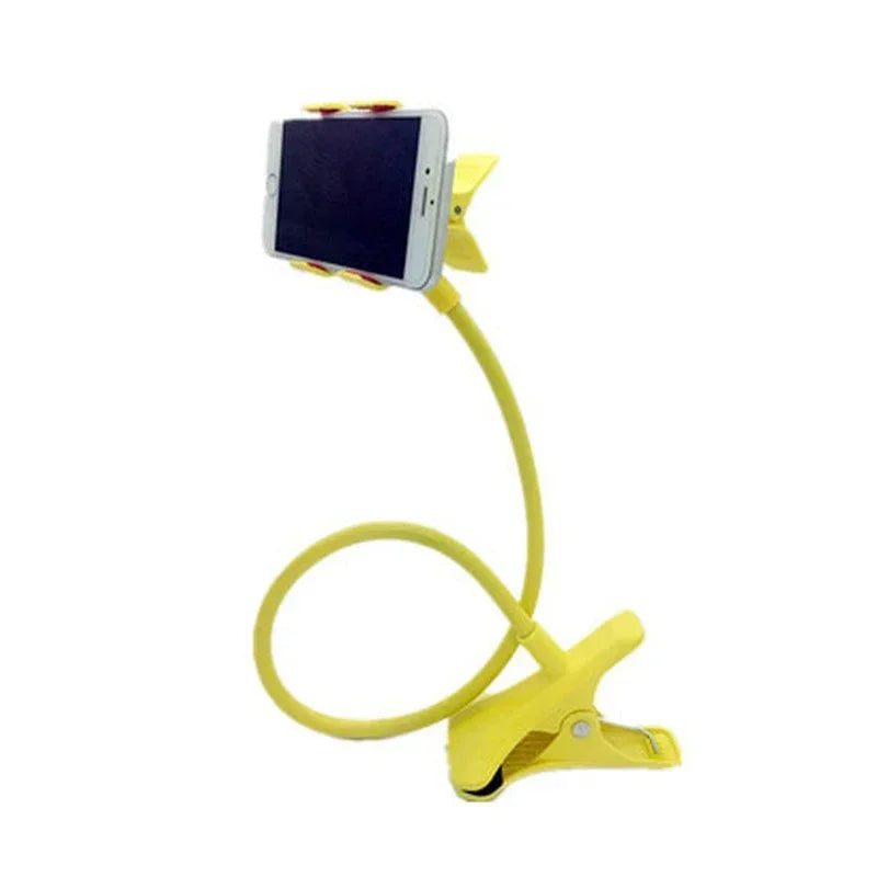 Universal Lazy Mobile Phone Gooseneck Stand Holder Stents Flexible Bed Desk Table Clip Bracket for Phone Flexible Holder Arm - covers4phones