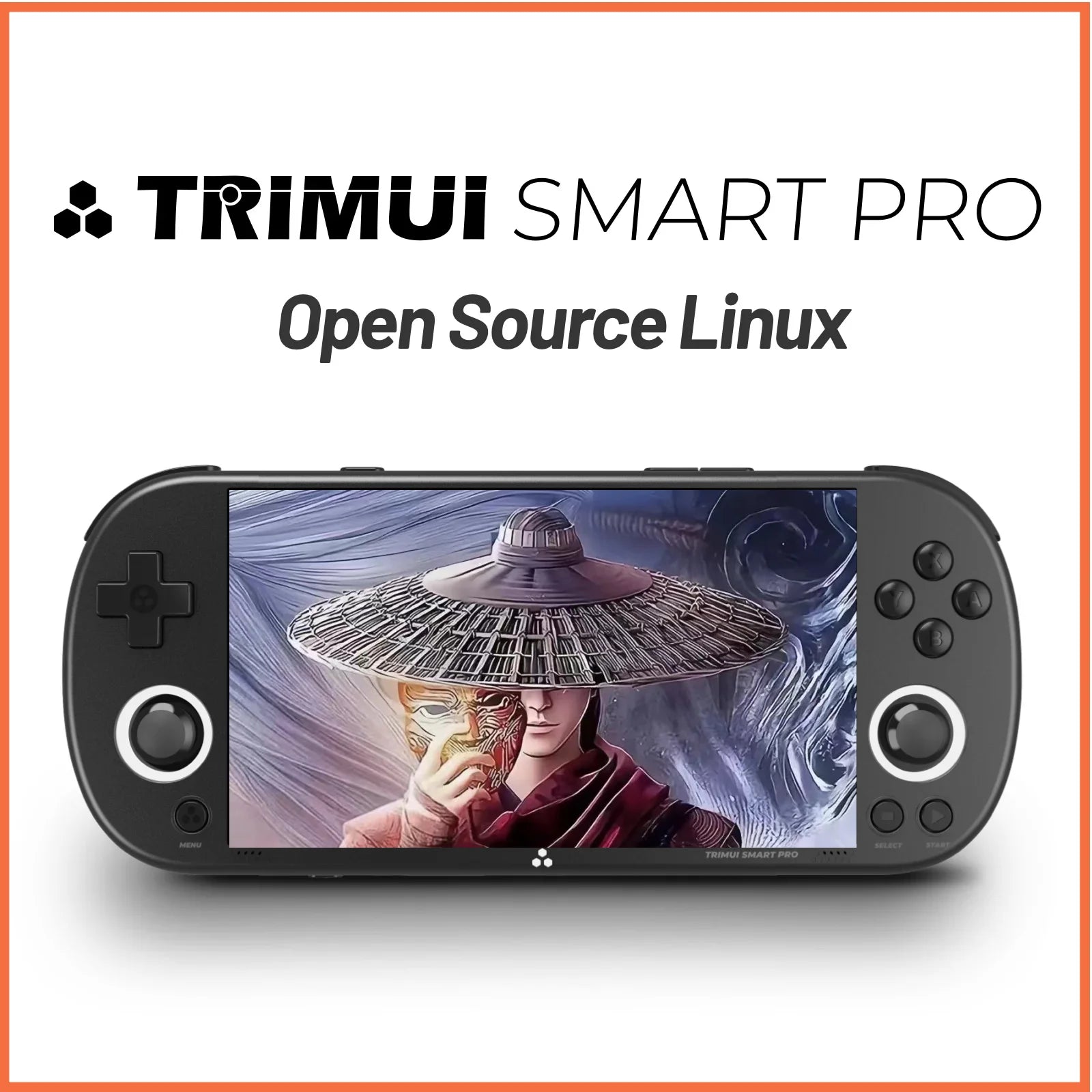 Trimui Smart Pro 4.96-Inch Ips Hd Hd Screen Open Source Handheld Game Machine Retro Arcade L Inux System 26+ Built-In Simulator - covers4phones