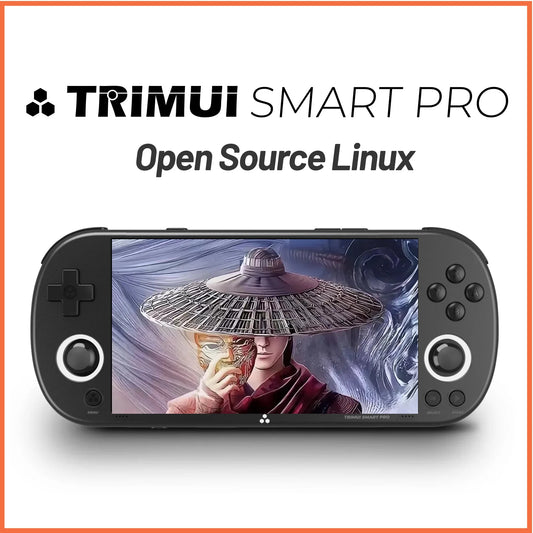 Trimui Smart Pro 4.96-Inch Ips Hd Hd Screen Open Source Handheld Game Machine Retro Arcade L Inux System 26+ Built-In Simulator - covers4phones