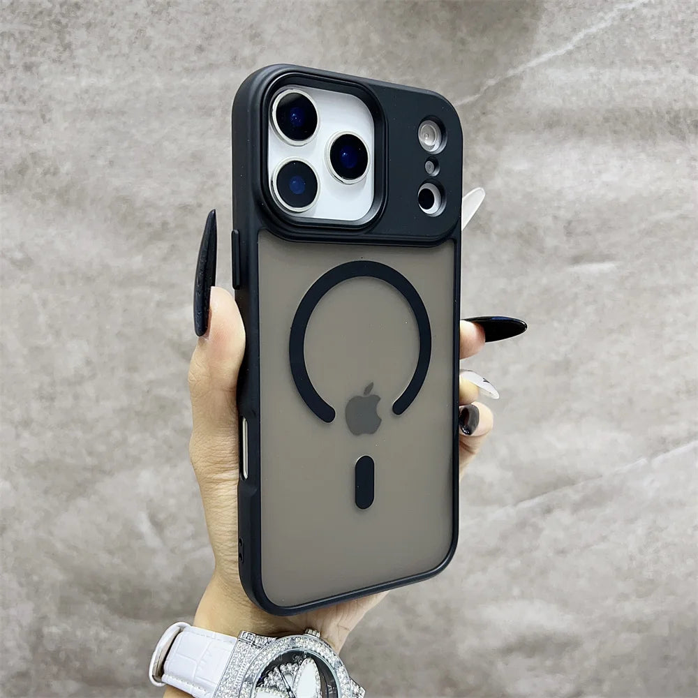 Matte Translucent Frosted Shockproof Magnetic Phone Case For iPhone 17 Air 16 15 14 13 12 17 Pro Max Magsafe Must-Haves Cover