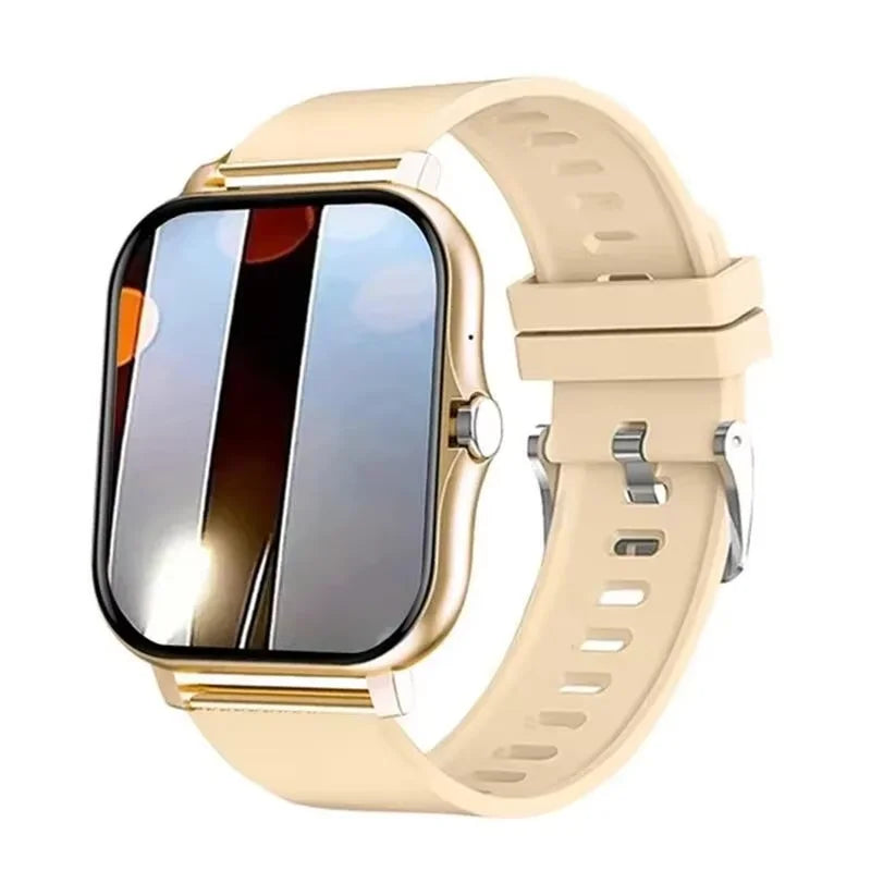 KESHUYOU 2025 New Smart Watch Bluetooth Call Message Alert Music Player Heart Rate Monitor Pedometer Smart Watch for Android IOS