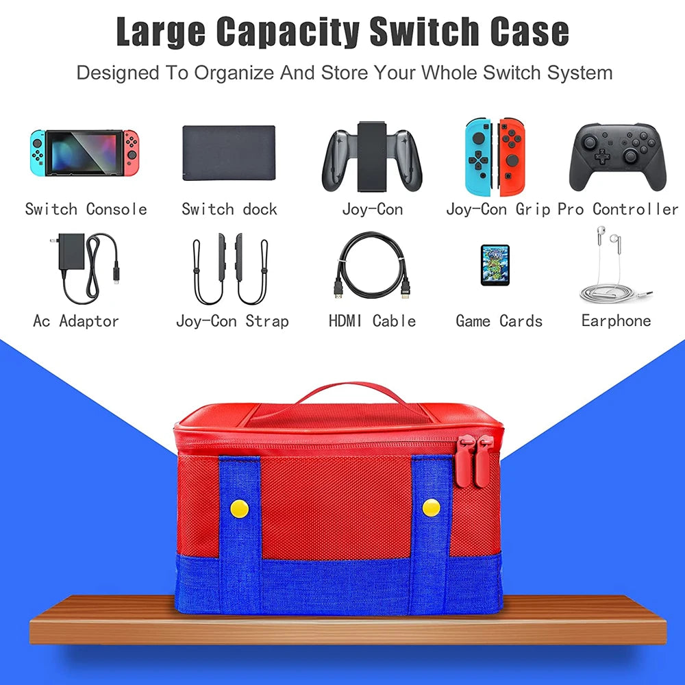 Switch Carrying Protective Case for Nintendo Switch OLED Console Pro Controller Travel Storage Bag Case For Switch Accessories - covers4phones