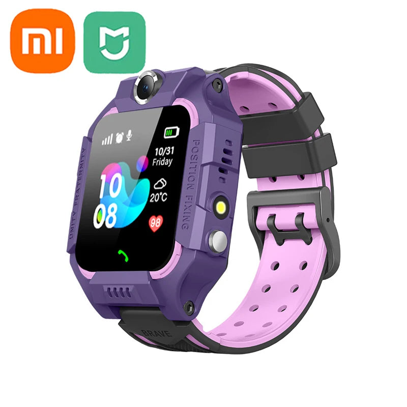 Xiaomi MIJIA Kids 4G Smart Watch SOS GPS Location Sim Card Call Child SmartWatch Camera Waterproof Watch Gift For Ios Android - covers4phones