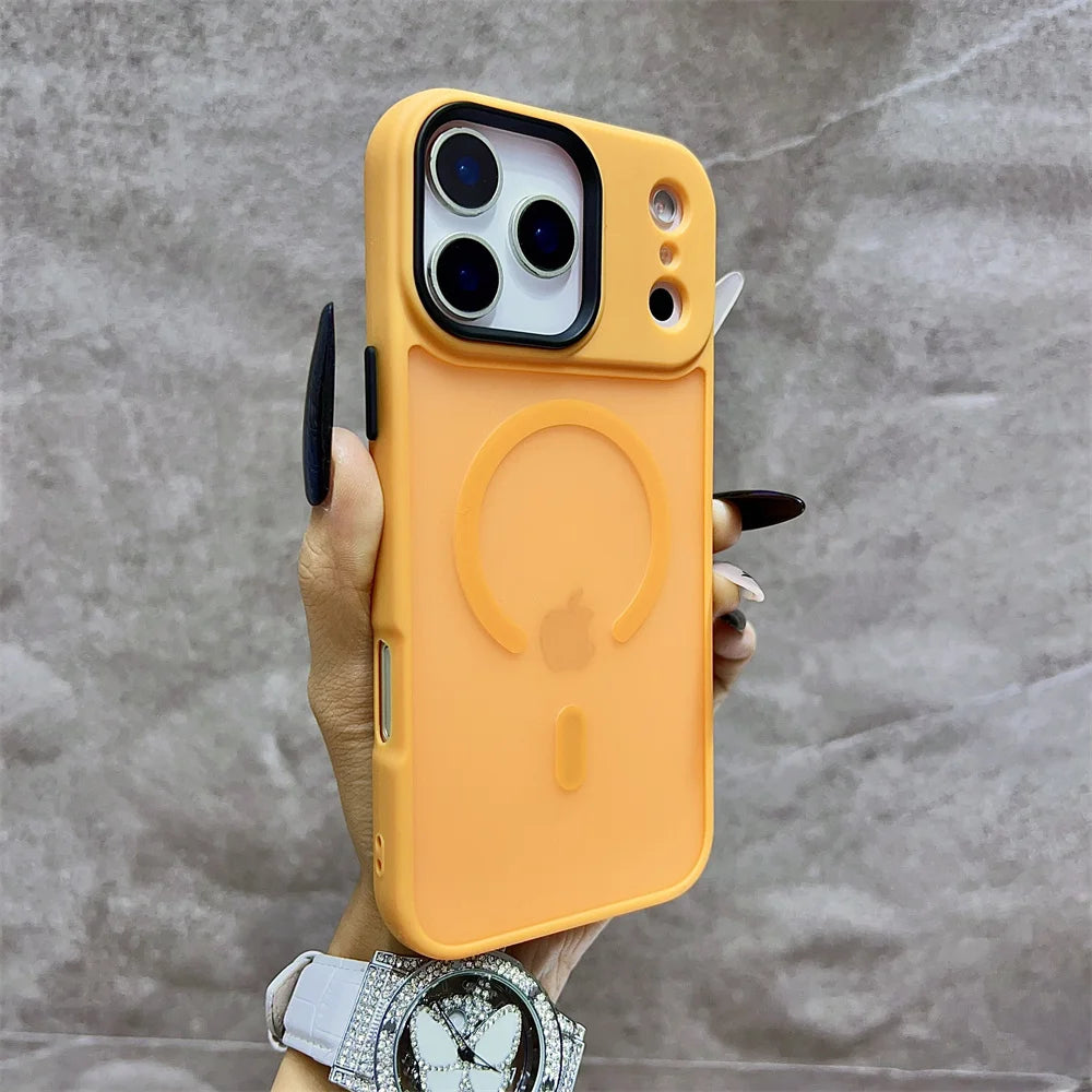 Matte Translucent Frosted Shockproof Magnetic Phone Case For iPhone 17 Air 16 15 14 13 12 17 Pro Max Magsafe Must-Haves Cover