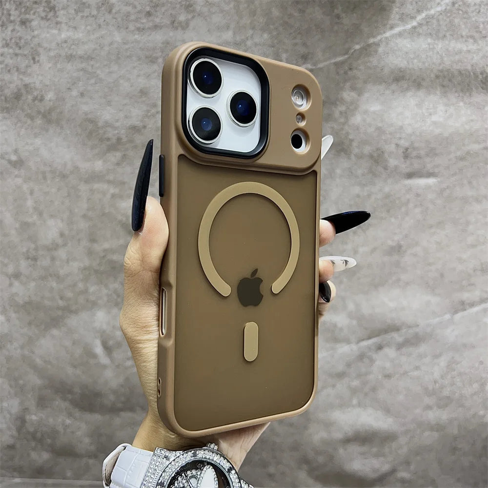 Matte Translucent Frosted Shockproof Magnetic Phone Case For iPhone 17 Air 16 15 14 13 12 17 Pro Max Magsafe Must-Haves Cover