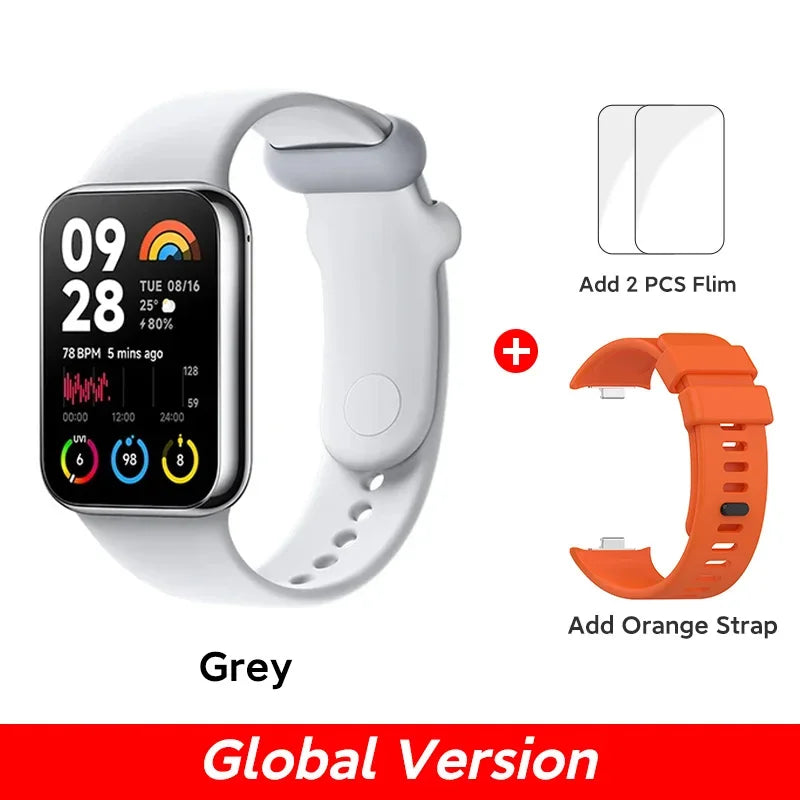 Xiaomi Mi Band 8 Pro Global Version Smart Wristband1.74" Color Square AMOLED GNSS Blood Oxygen Heart Rate Monitor Bluetooth 5.3 - covers4phones