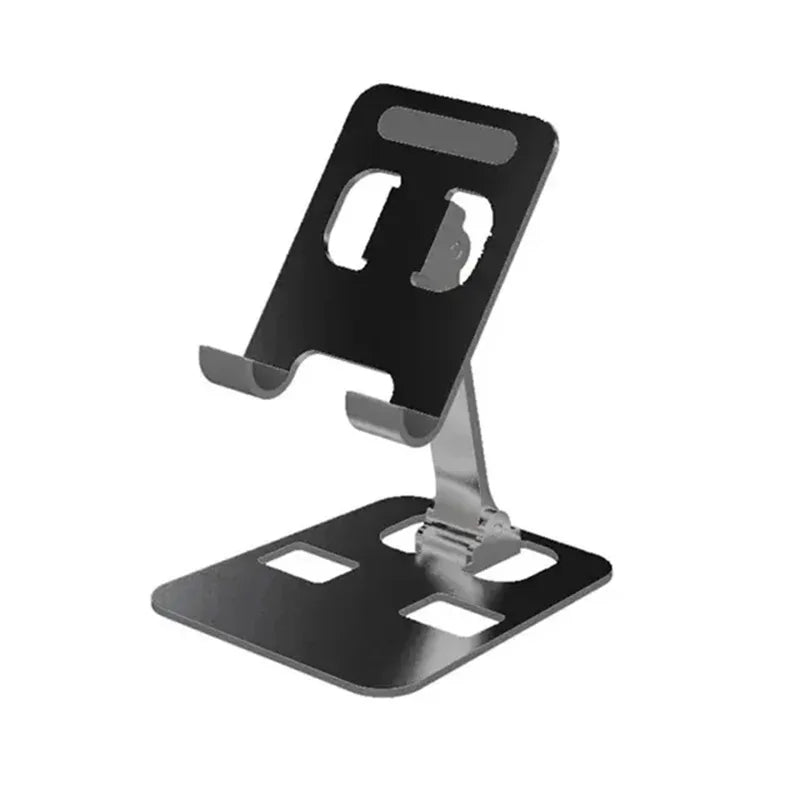 Universal Aluminum Alloy Portable Tablet Holder Mount For iPad Adjustable Flexible Folding Lazy Desktop Live Mobile Phone Stand - covers4phones
