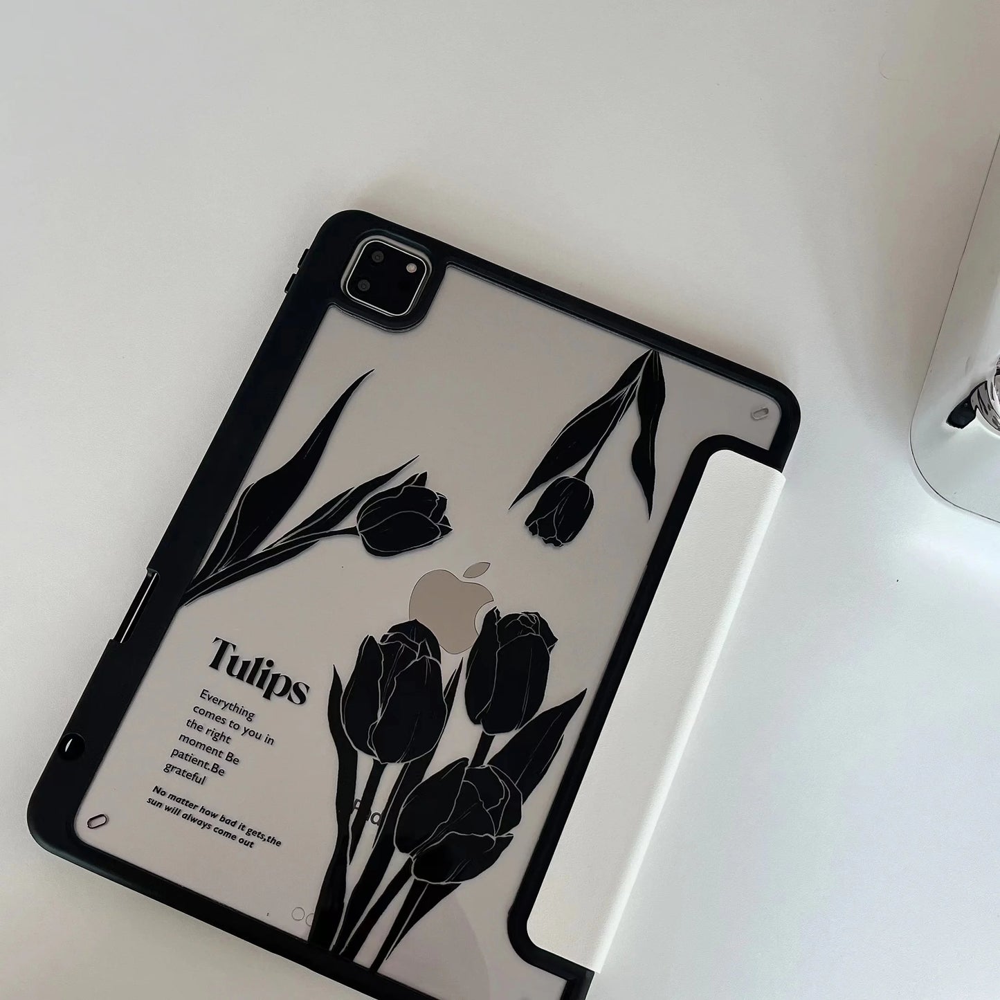 Tulip Case for New iPad Pro 12.9 inch 6th/5th/4th/3rd Generation iPad Pro 11 Air 4 Air 5 2022 Smart Cover with Pencil Holder - covers4phones