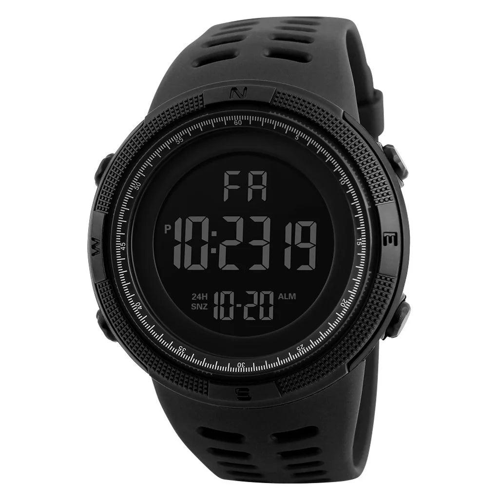 Men’s Military Sports Electronic Watch with Multifunctional Luminous LED Digital Display – Waterproof Wristwatch for Boys, Students, Teens, and Outdoor Activities