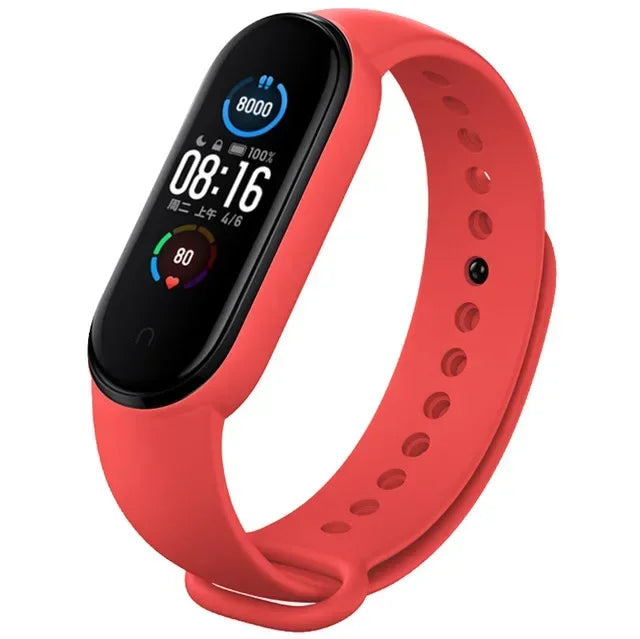 Watch Strap For Xiaomi Mi Band 7 6 5 4 3 Wristband Silicone Bracelet Wrist Straps MiBand 3/4 band5 band6 Smartwatch Accessories - covers4phones