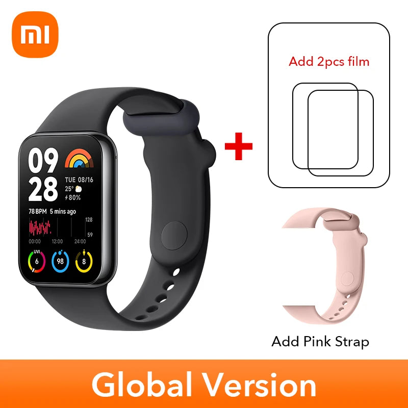 World Premiere Global Version Xiaomi Smart Band 8 Pro 1.74” AMOLED display Built-in Up to 14-day battery life Smart Band - covers4phones