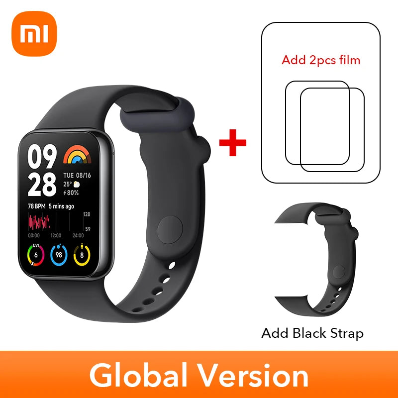 World Premiere Global Version Xiaomi Smart Band 8 Pro 1.74” AMOLED display Built-in Up to 14-day battery life Smart Band - covers4phones