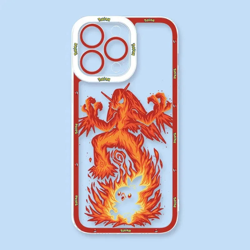 Anime P-Pokemon Soft Silicone Case For Samsung Galaxy S24 S23 S22 Ultra S21 S20 FE Note 20 10 Plus A15 A25 A35 A55 Clear Cover - covers4phones
