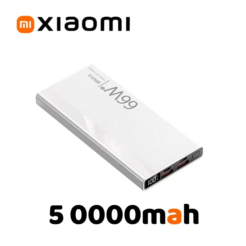 Xiaomi  Power Bank 66W Super Fast Comes With 200000mAh Led Display PD 20W Fast Charge Cable Large Capacity Gift Mobile PowerBank