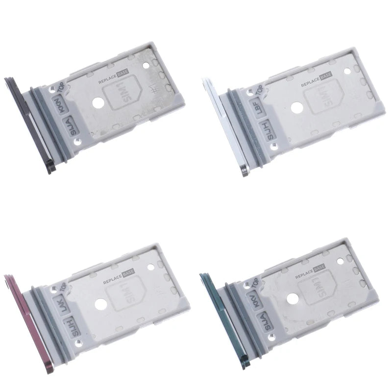 For Samsung Galaxy S22 Ultra S908 S908B Phone New SIM Chip Tray Slot Holder Adapter Single Dual Card S22 Ultra Accessories Parts - covers4phones