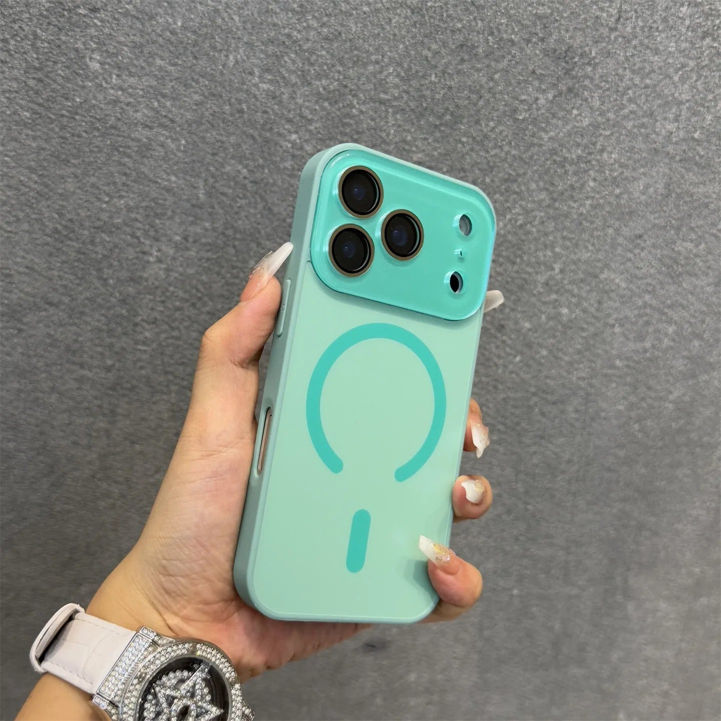 Matte Electroplating 17 ProMax Magsafe Magnetic Case For iPhone 17 16 15 14 13 12 Pro Max 17Air All Inclusive Lens Film Cover