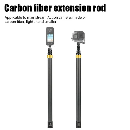 Carbon Fiber Invisible Extended Edition Selfie Stick for Insta360 X3 GO3 Action 4 Accessories 300CM for DJI GoPro Selfie Stick - covers4phones