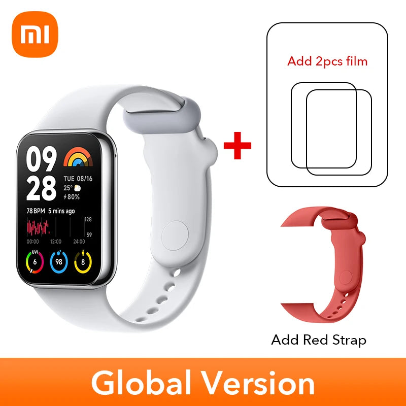World Premiere Global Version Xiaomi Smart Band 8 Pro 1.74” AMOLED display Built-in Up to 14-day battery life Smart Band - covers4phones