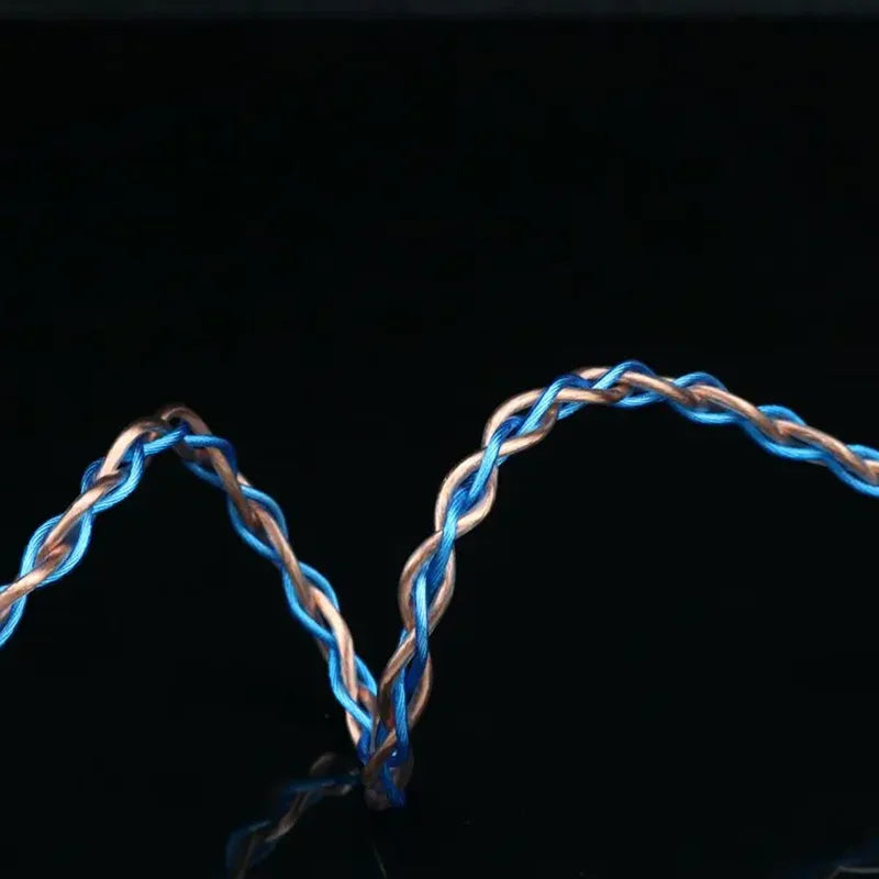 XINHS A04 4 strands Graphene+7N Pure Copper Hybrid Upgrade Cable - covers4phones