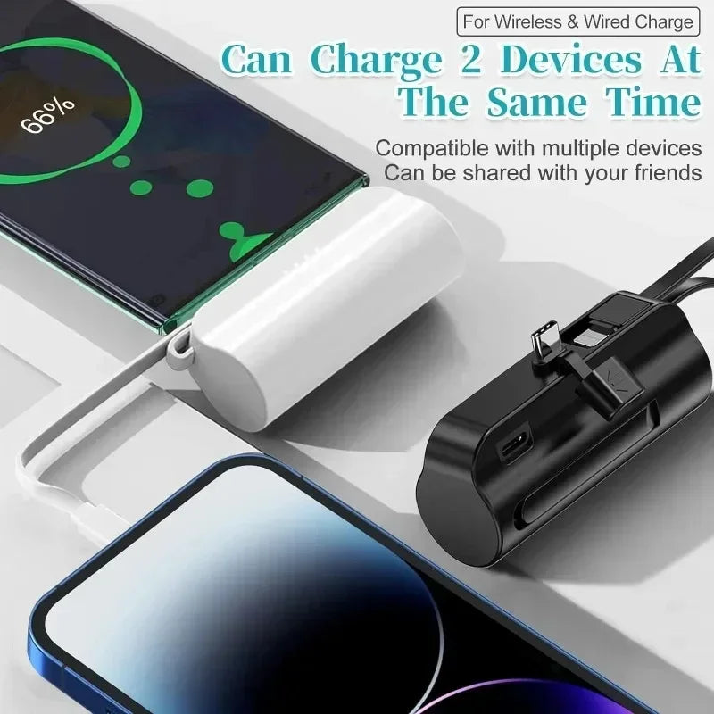 20000mAh Mini Power Bank External Battery Plug Play Power Bank Fast Charging For iPhone Samsung Huawei Xiaomi Portable Powerbank