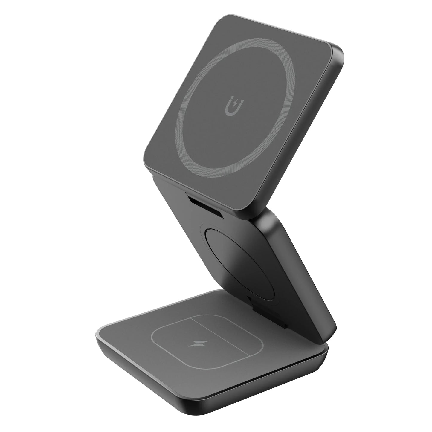 3 in 1 Foldable Magnetic Wireless Charger Stand For Magsafe iPhone 1615 14 13 12 Apple Watch 8 7 6 Airpods Fast Charging Station - covers4phones