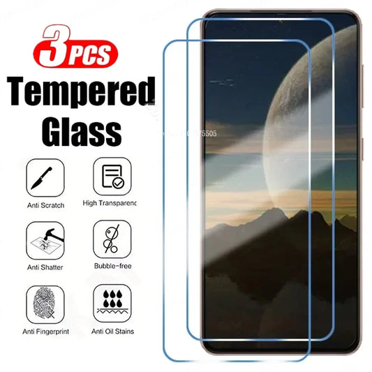 3PCS Full Screen Protector for Samsung Galaxy S25 S24 S23 Ultra S22 S21 Plus Tempered Glass For Samsung Note 20 10 8 9 S10 S9 S8 - covers4phones