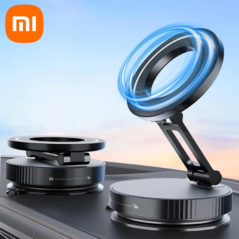Xiaomi Vacuum Magnetic Car Phone Holder 360 ° Adjustable Suction Cup Phone Holder Magnetic Phone Holder Pocket Sized Foldable