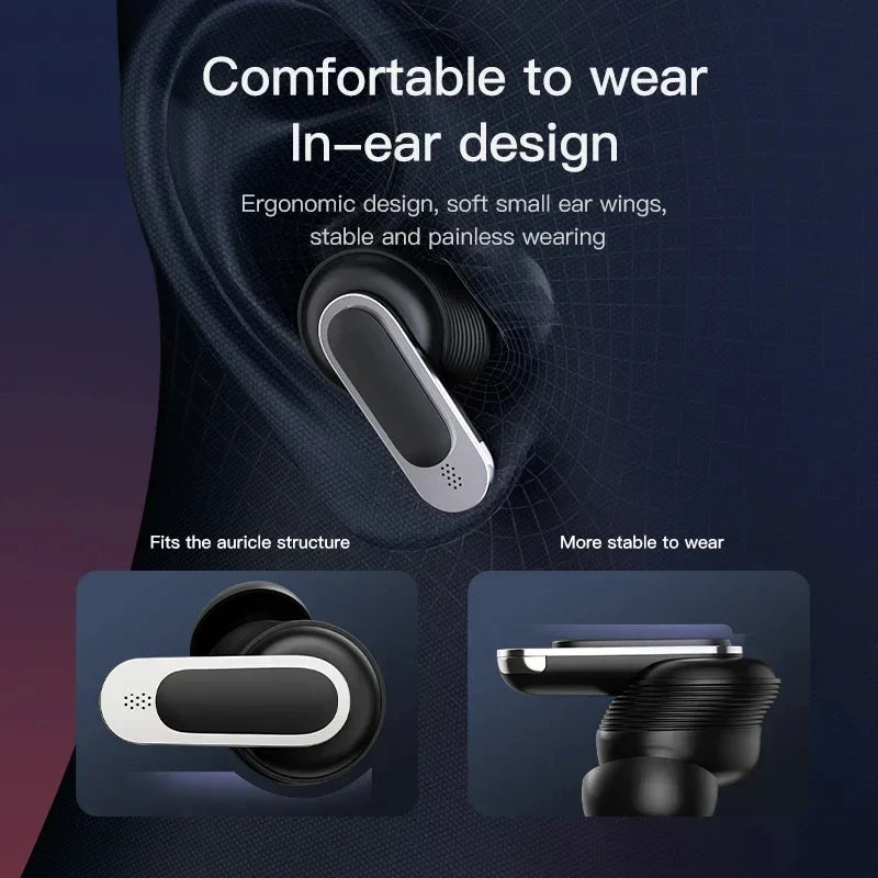 Xiaomi TWS V8 ANC+ENC Earphone True Wireless Bluetooth Noise Cancelling Headphone In Ear Touch Screen Headset With Mic Earbuds - covers4phones
